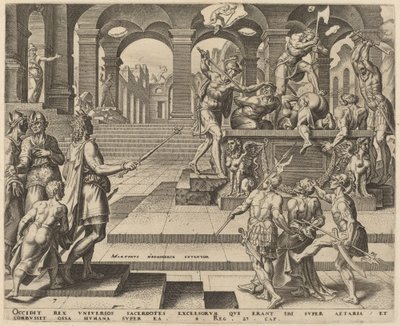 屠杀撒玛利亚的祭司 作者 菲利普·加勒，仿照 Maerten van Heemskerck