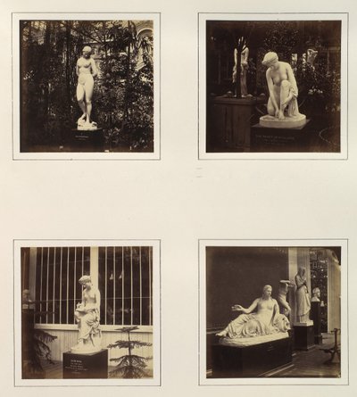 [安朵美达的雕塑，阿塔兰忒的厕所，科林娜和一个奈亚德]，约1859年。 作者 菲利普·亨利·德拉莫特。