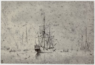 Willem van der Velde，航运业 作者 菲利普·亨利·德拉莫特