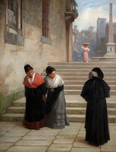 他的敬畏，1876年 作者 菲利普·赫莫金斯·卡尔德隆