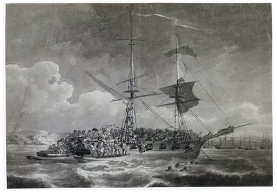 法国砖匠的肖像，La Chevrette（不确定）。Philippe Jacques de Loutherbourg（1740-1812 年）蘸墨绘制。 作者 Philip James de (1740 1812) 路瑟堡