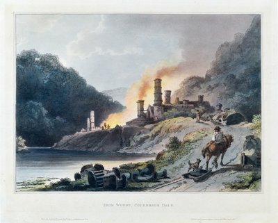 铁厂，科尔布鲁克戴尔 作者 Philip James de (1740 1812) 路瑟堡