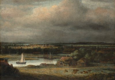 广河风景，约1648-49。 作者 菲利普·科宁克