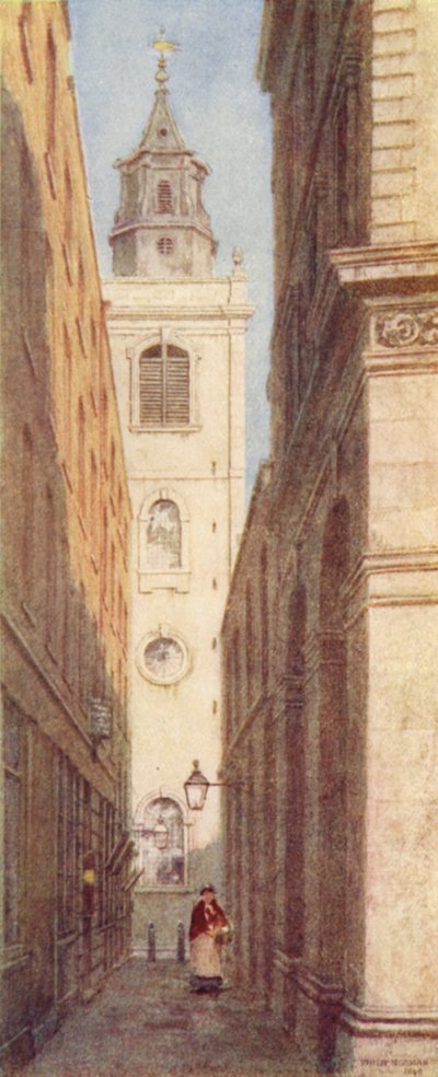 圣迈克尔教堂，Bassishaw，1897年 作者 菲利普·诺曼