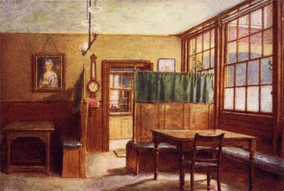 Old Bell Inn咖啡厅，霍尔本，1897年 作者 菲利普·诺曼
