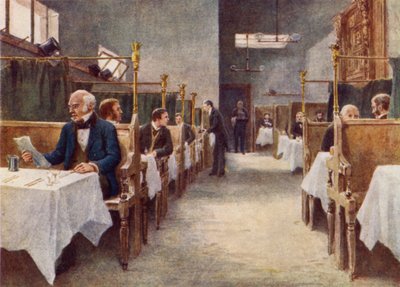 1886年，Fleet Street的Cock Tavern餐厅被毁 作者 菲利普·诺曼