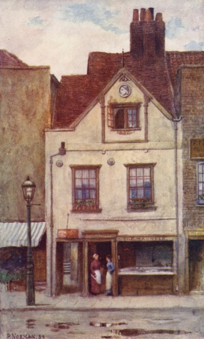 Mazyders Fish Shop，Cheyne Walk，1887 作者 菲利普·诺曼