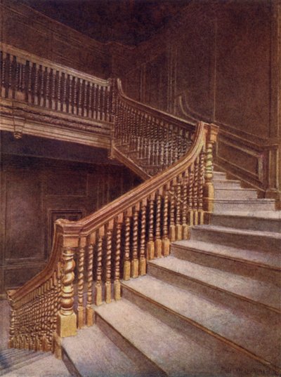 1895年10号奥斯汀修士的楼梯 作者 菲利普·诺曼