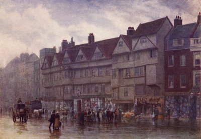 Staple Inn，霍尔本，1884年 作者 菲利普·诺曼