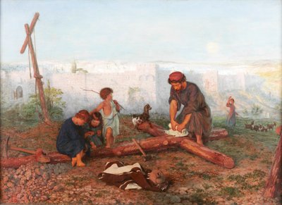 他们将他钉在十字架上的地方，1862年 作者 菲利普·理查德·莫里斯