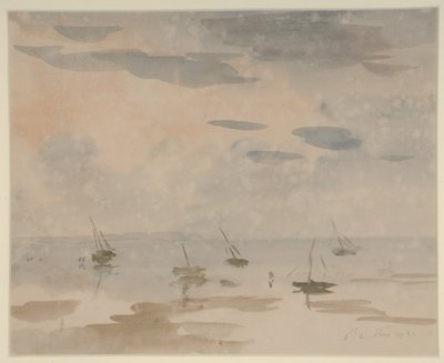 (纸上水彩) 作者 Philip Wilson Steer