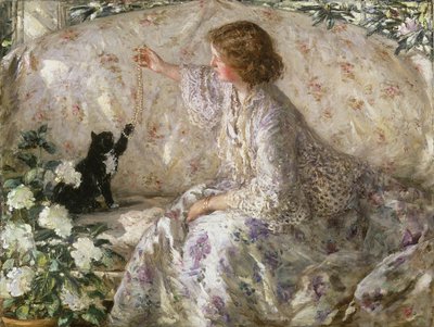 绣球花，1901年 作者 Philip Wilson Steer