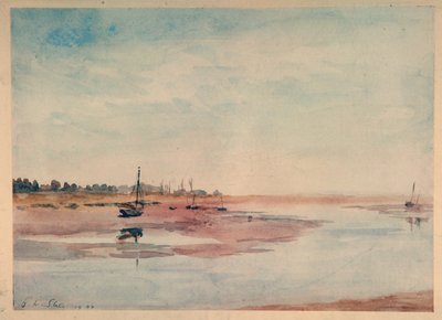 搁浅的渔船，马尔登 作者 Philip Wilson Steer