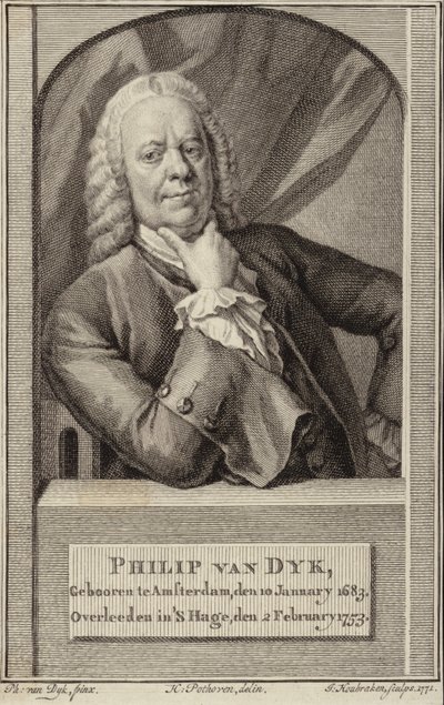 Philip van Dyck的肖像 作者 菲利普·范·戴克