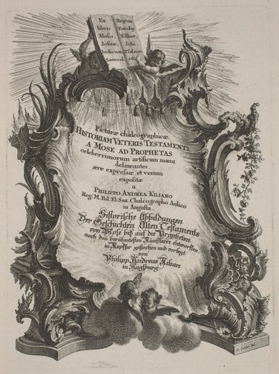 Picturae Chalcographicae Historiam Veteris et Novi Testamenti 作者 Philipp Andreas Kilian 追随各种艺术家，Johann Michael Wagner
