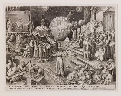 Temperantia节制来自《七种美德》，1560年。 作者 菲利普·加勒