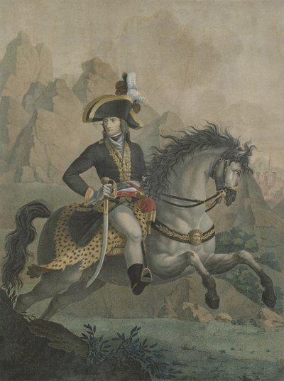 Bonaparte（1769-1821）1领事，来自JJF Tafsaert的Andrea Appiani（1754-1817）画作 作者 菲利普·奥古斯特·亨内昆