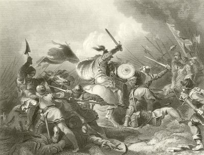 黑斯廷斯之战 作者 Philippe Jacques de Loutherbourg