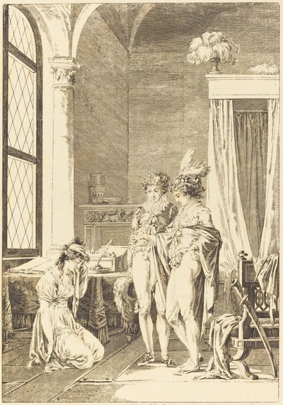 蒙娜丽莎：宽恕 作者 让·巴蒂斯特·马利特之后的菲利普·特里尔