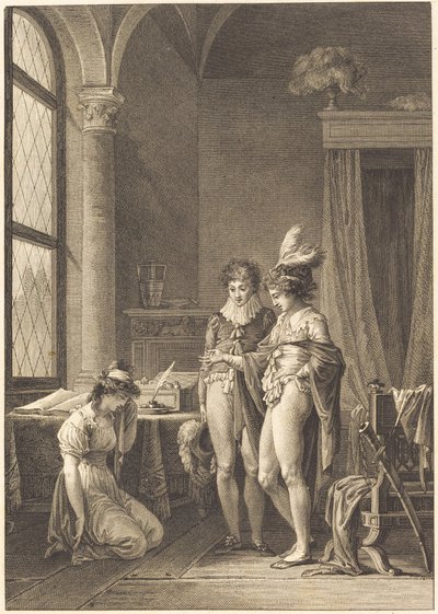 蒙娜丽莎：宽恕 作者 让·巴蒂斯特·马利特之后的菲利普·特里尔