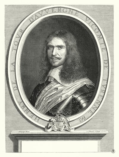 亨利-德-拉图-德-奥弗涅，图伦子爵，法国将军（版画 作者 Philippe de (after) Champaigne