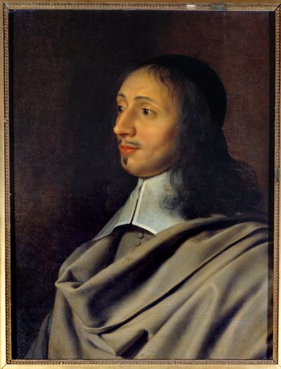 Antoine Le Maistre (或 Lemaistre, Le Maitre) (1608-1646) 的肖像，剧作家让·拉辛 (Jean Racine) 的修辞和措辞教授詹森主义的伟大人物，他是阿诺德家族的成员 - 原始遗失肖像的副本 菲利普·德查姆 作者 菲利普·德（后）尚佩恩