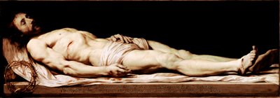 菲利普·德·尚佩涅（Philippe de Champaigne，1602-1674）的死基督绘画，17 世纪太阳。 68x197 cm 巴黎，卢浮宫 作者 菲利普·德·尚佩尼