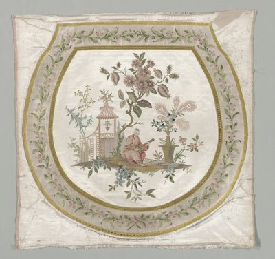 椅子座椅的内饰，c。 1743-1774年。 作者 菲利普·德·拉萨尔