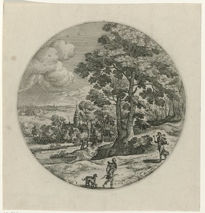 普洛克丽丝赐予塞法勒斯一支魔法箭
塞法勒斯和普洛克丽丝 作者 Theodoor Galle（拒绝归属）
