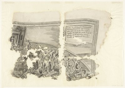 塞比斯场景版画的右上角
Tabula Cebetis Carta Vitae（物品上的标题） 作者 弗兰斯·弗洛里斯（一）