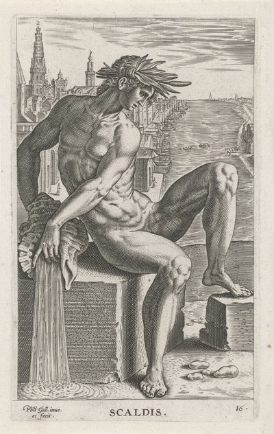 河神斯卡迪斯
斯卡迪斯
河神和海神（系列标题）
Semideorum Marinorum amnicorumque sigillariae imagines perelegantes（系列标题） 作者 飞利浦加勒