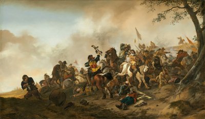 战斗场面 作者 飞利浦Wouwerman