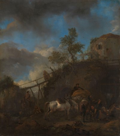 铁匠给马穿蹄铁 作者 飞利浦Wouwerman