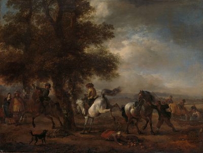 逆行的灰色 作者 飞利浦Wouwerman