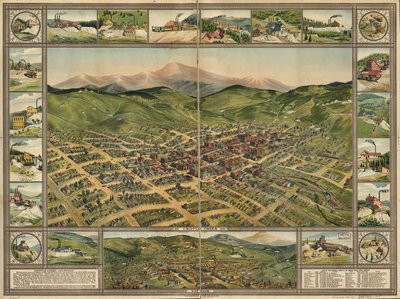跛子溪，1896 年。 作者 Phillips and Desjardins Western Lithograph Co.