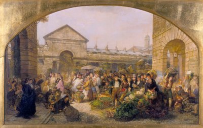 科文特花园市场》，1864年 作者 Phoebus Levin