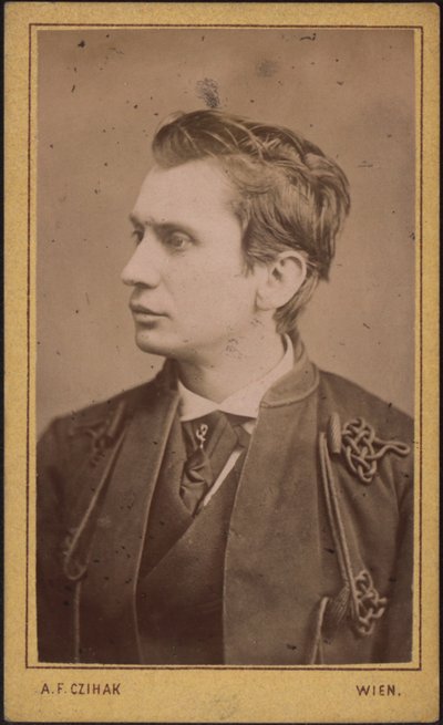 Leopold von Sacher-Masoch 1836-1895，约1880。 作者 摄影工作室 Adolf F. Czihak。
