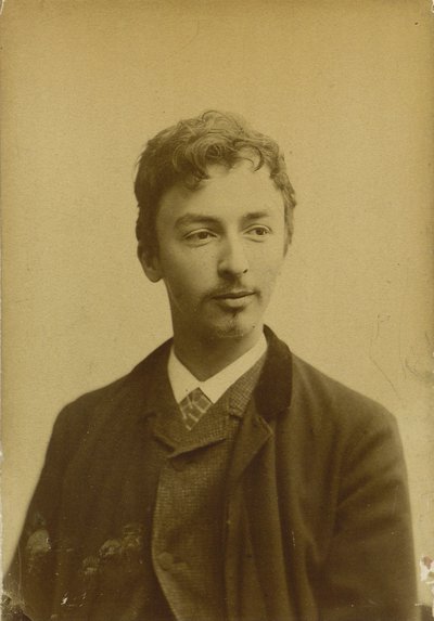 维尔海姆-汉默索伊的肖像，1864-1916年，1891年。 作者 摄影工作室 Müller and Co ..