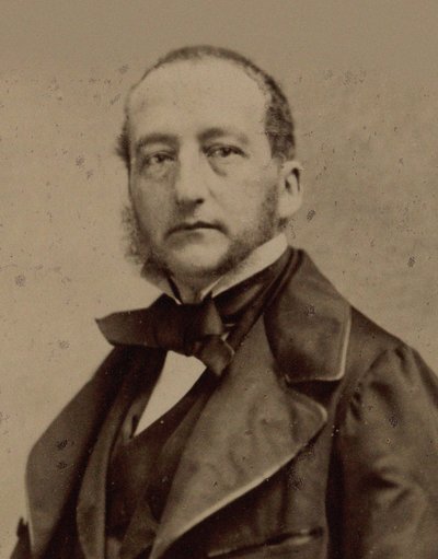 钢琴家和作曲家Sigismund Thalberg 1812-1871年的肖像，约1860年。 作者 摄影工作室纳达尔。