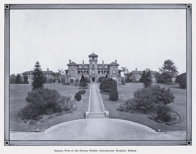 General View of the Thomas Walker Convalescent Hospital, Sydney (b/w photo) 作者 澳大利亚摄影师