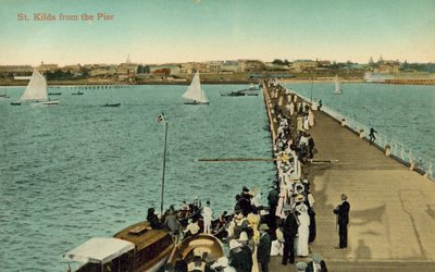 St Kilda from the pier, Melbourne, Victoria, Australia (photo) 作者 澳大利亚摄影师