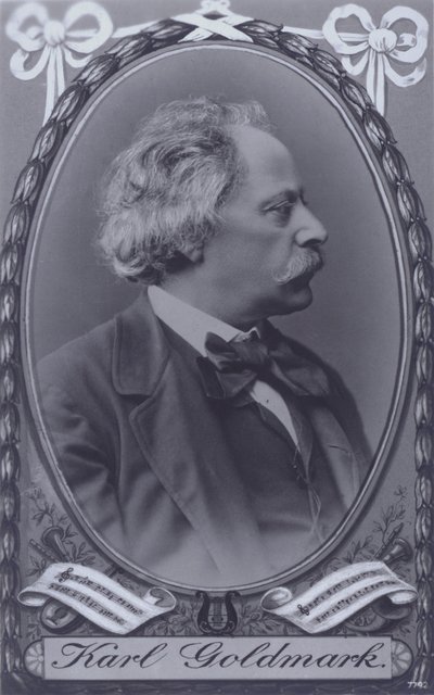 Karl Goldmark, Hungarian composer (b/w photo) 作者 摄影师奥地利