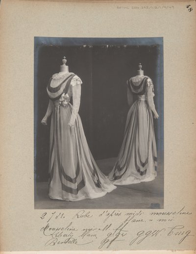Album Page: House of Worth, Aftrenoon Dress 作者 法国摄影师