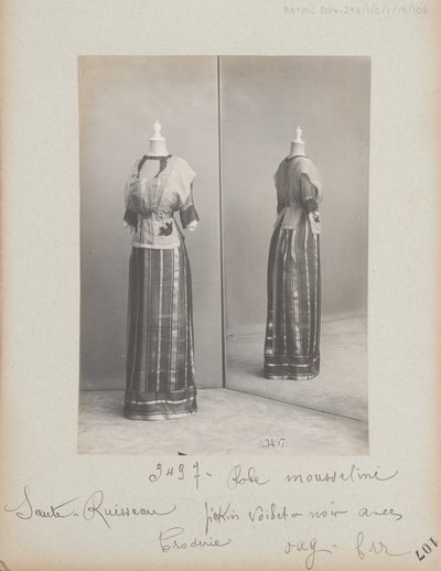 Album Page: House of Worth, Dress 作者 法国摄影师