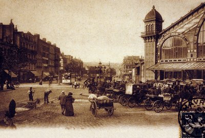 勒阿弗尔，诺曼底，c。 1900（黑白照片） 作者 法国摄影师