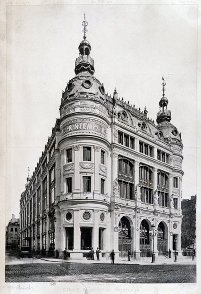 Printemps department store in Paris. 作者 法国摄影师