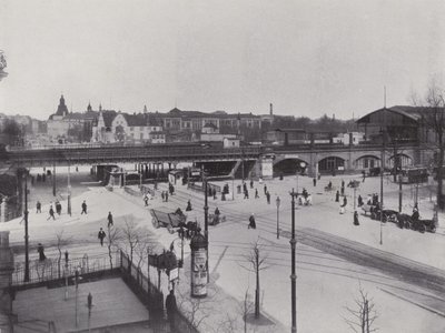 Charlottenburg、Hardenbergstrasse、Zoologischer Garten 火车站（黑白照片） 作者 德国摄影师
