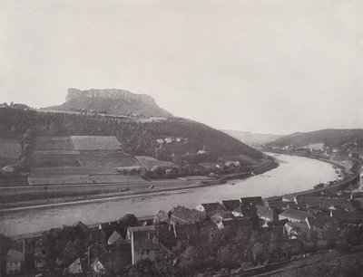 Der Lilienstein (b/w photo) 作者 德国摄影师