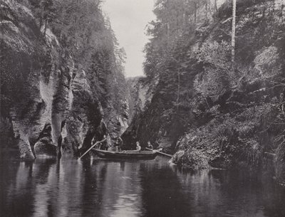 Edmundsklamm, Mittelwande (b/w photo) 作者 德国摄影师