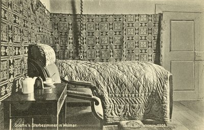Goethes Sterbezimmer, Weimar (colour photo) 作者 德国摄影师